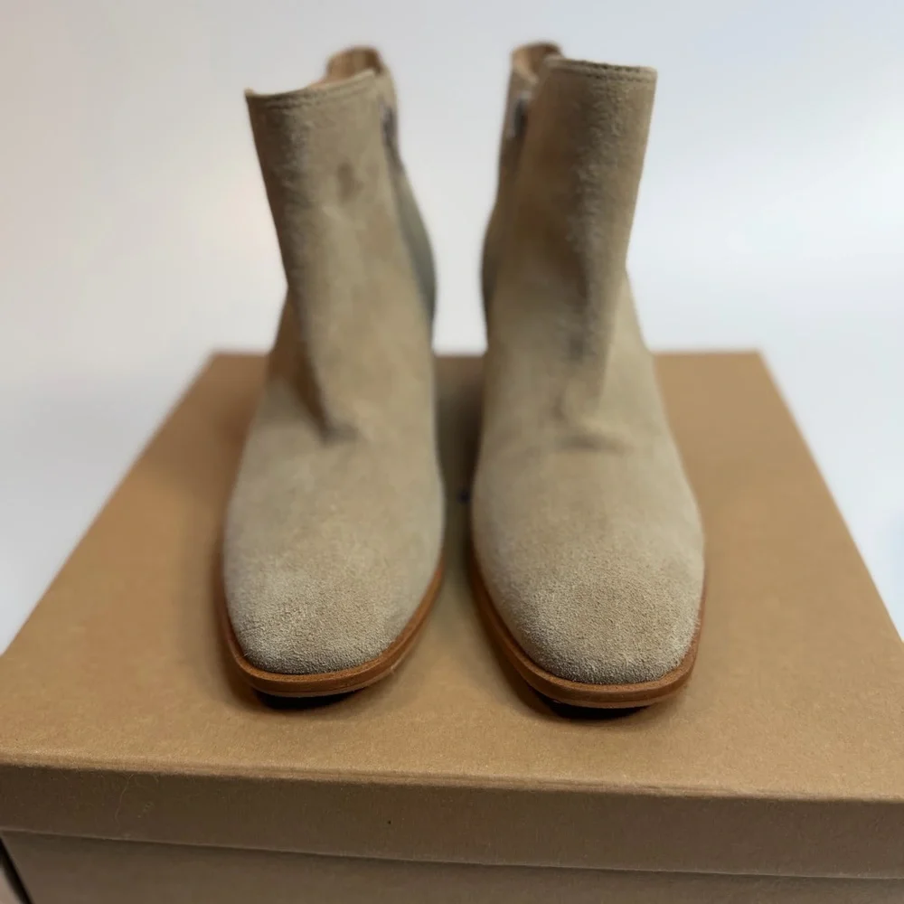 Lucky Brand Lilye suede bootie- size 7-  great condition - original box